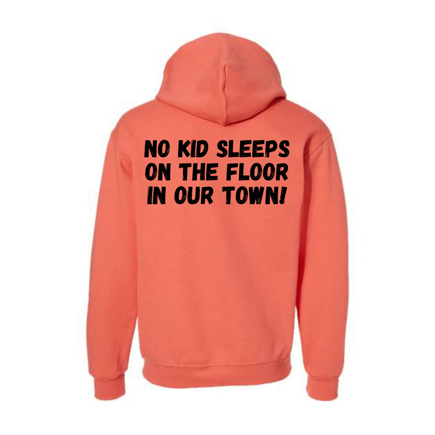 "NEW" The Classic! No Kid Sleeps on The Floor Logo Hoodie (All Colorways)