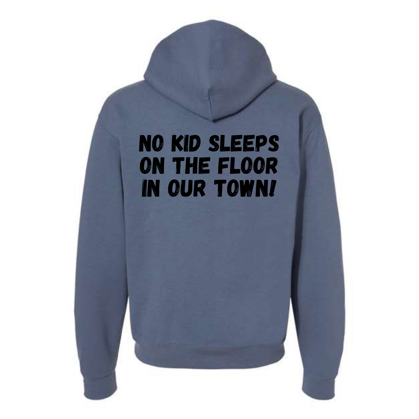 "NEW" The Classic! No Kid Sleeps on The Floor Logo Hoodie (All Colorways)