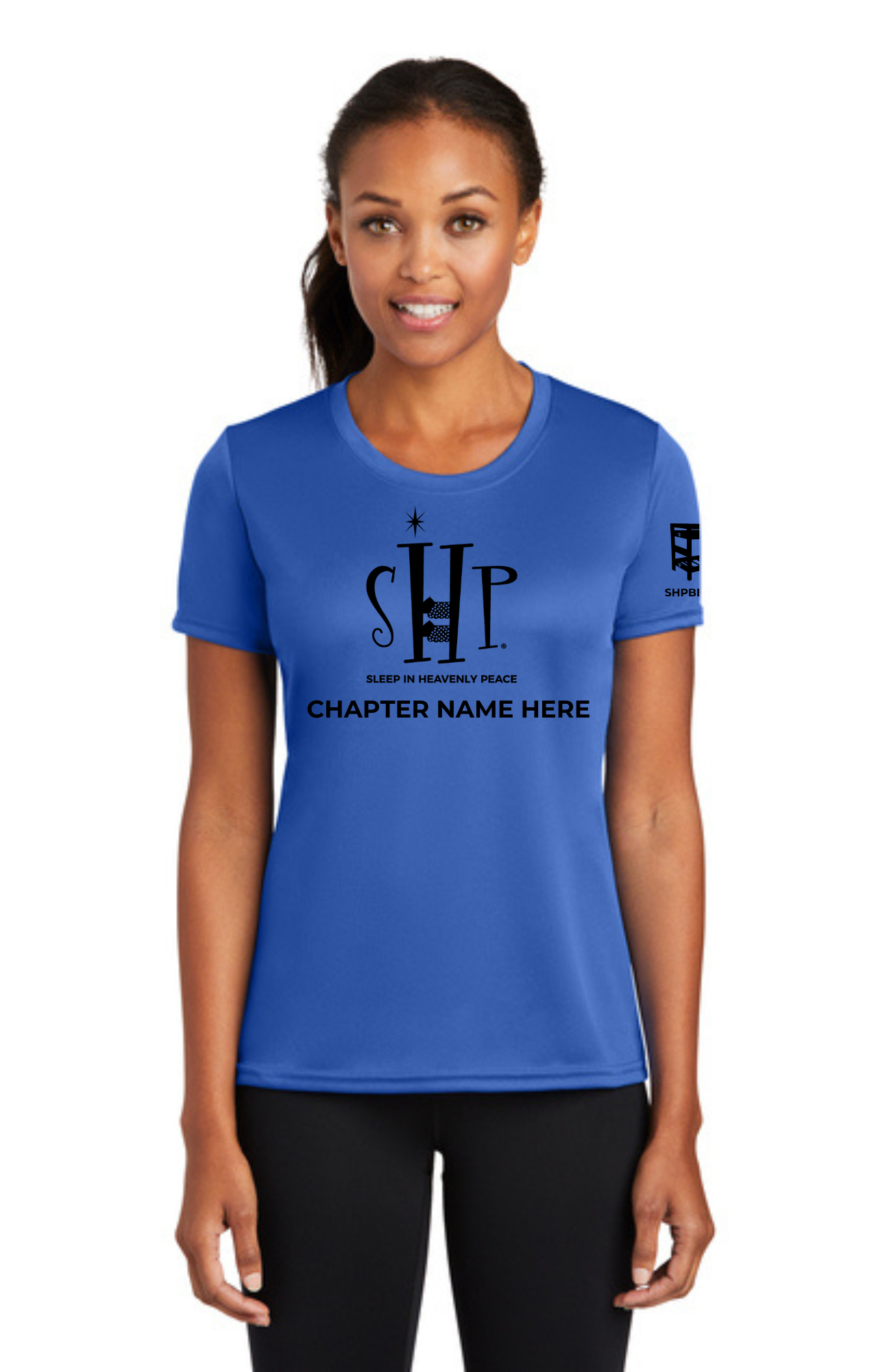 Chapter - WOMEN'S Performance UV Short Sleeve (ROYAL) - "CHAPTER NAME"