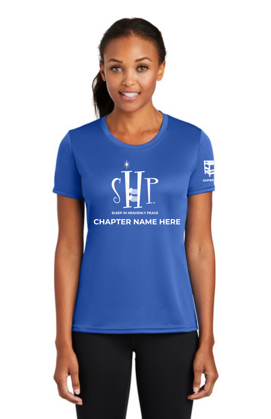 Chapter - WOMEN'S Performance UV Short Sleeve (ROYAL) - "CHAPTER NAME"