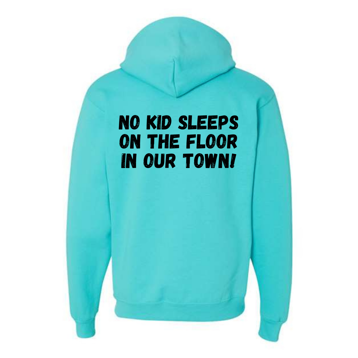 "NEW" The Classic! No Kid Sleeps on The Floor Logo Hoodie (All Colorways)