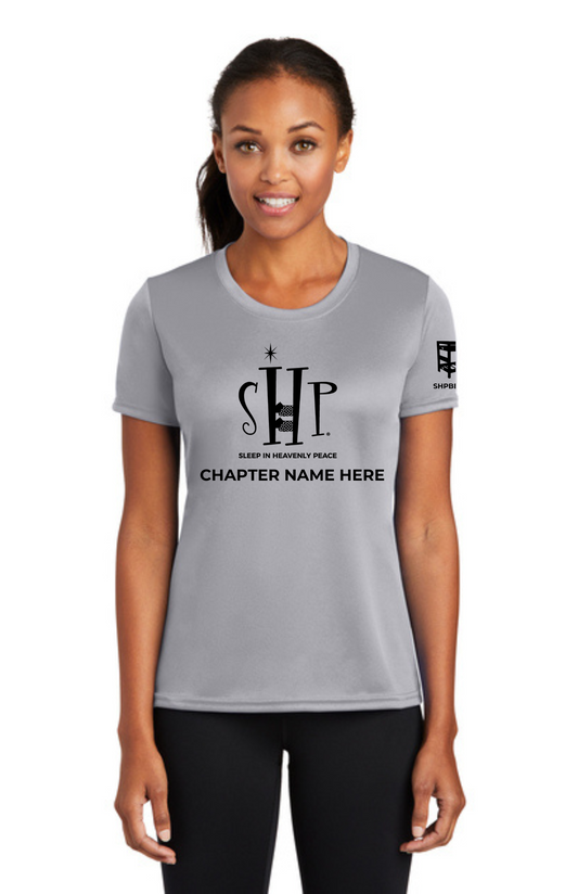 Chapter - WOMEN'S Performance UV Short Sleeve (SILVER) - "CHAPTER NAME"