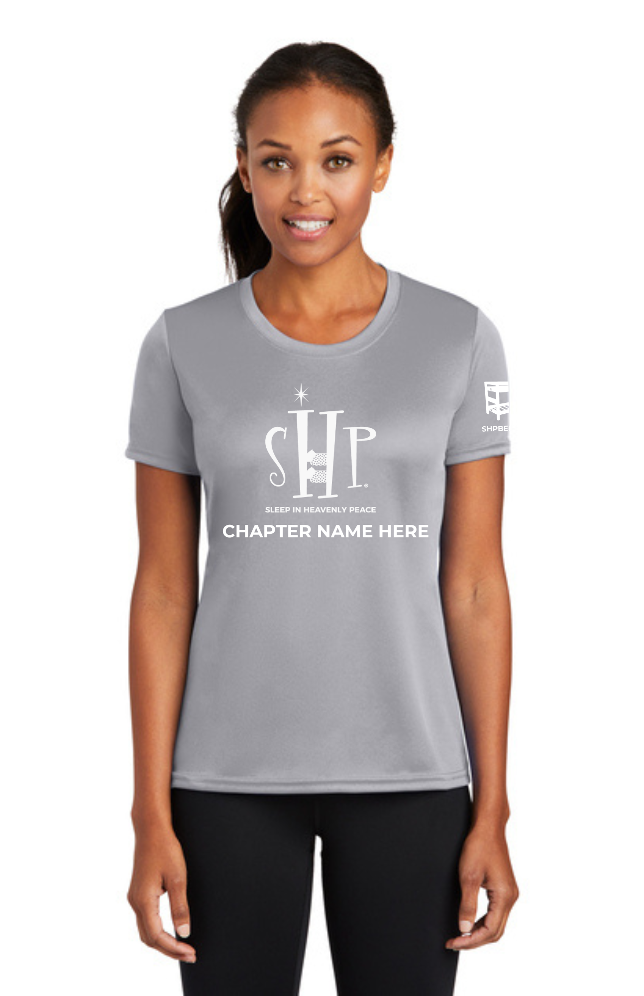 Chapter - WOMEN'S Performance UV Short Sleeve (SILVER) - "CHAPTER NAME"