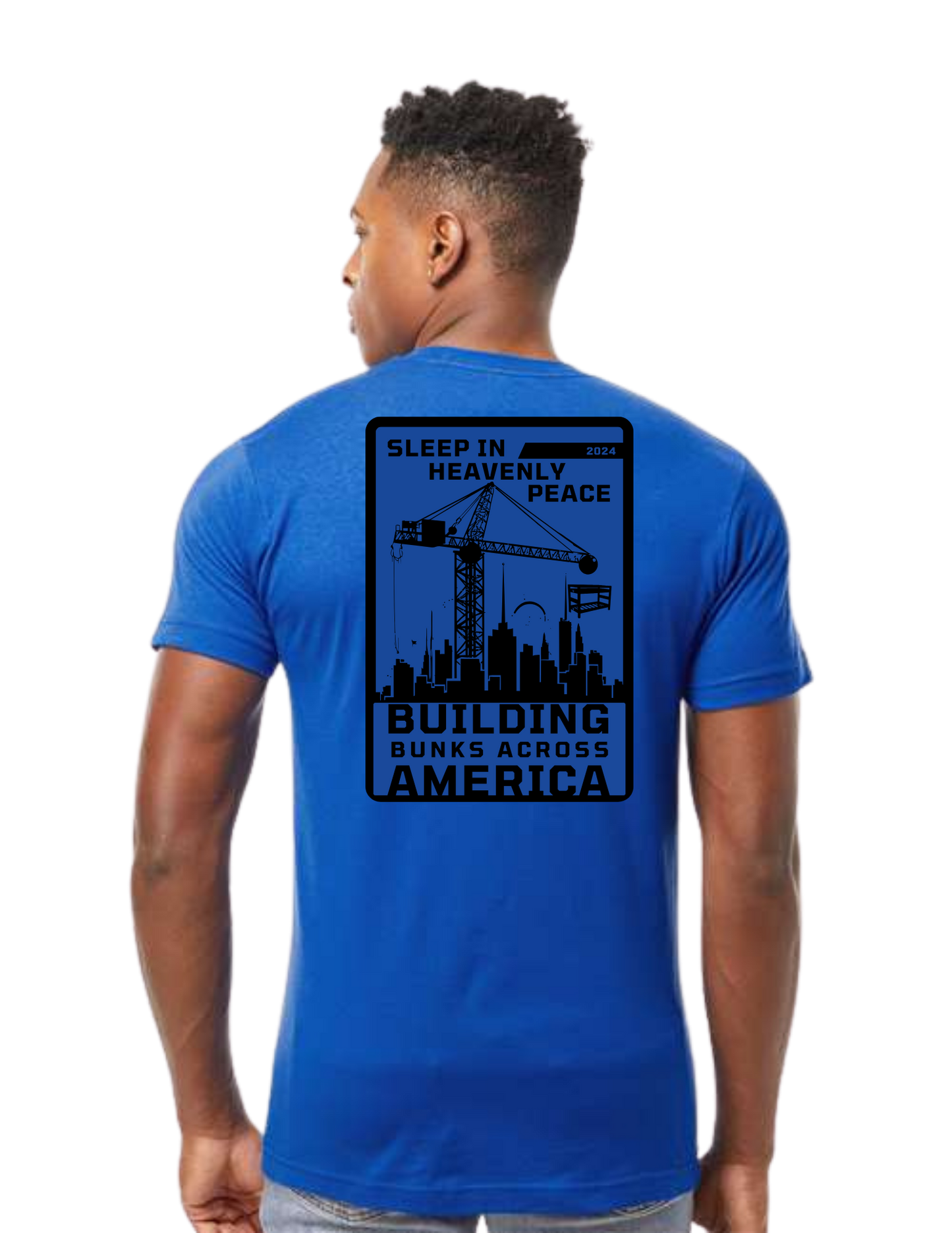 "NEW Graphic Tees" Bunks Across America SkyScraper Unisex T-shirt (All Color Options)