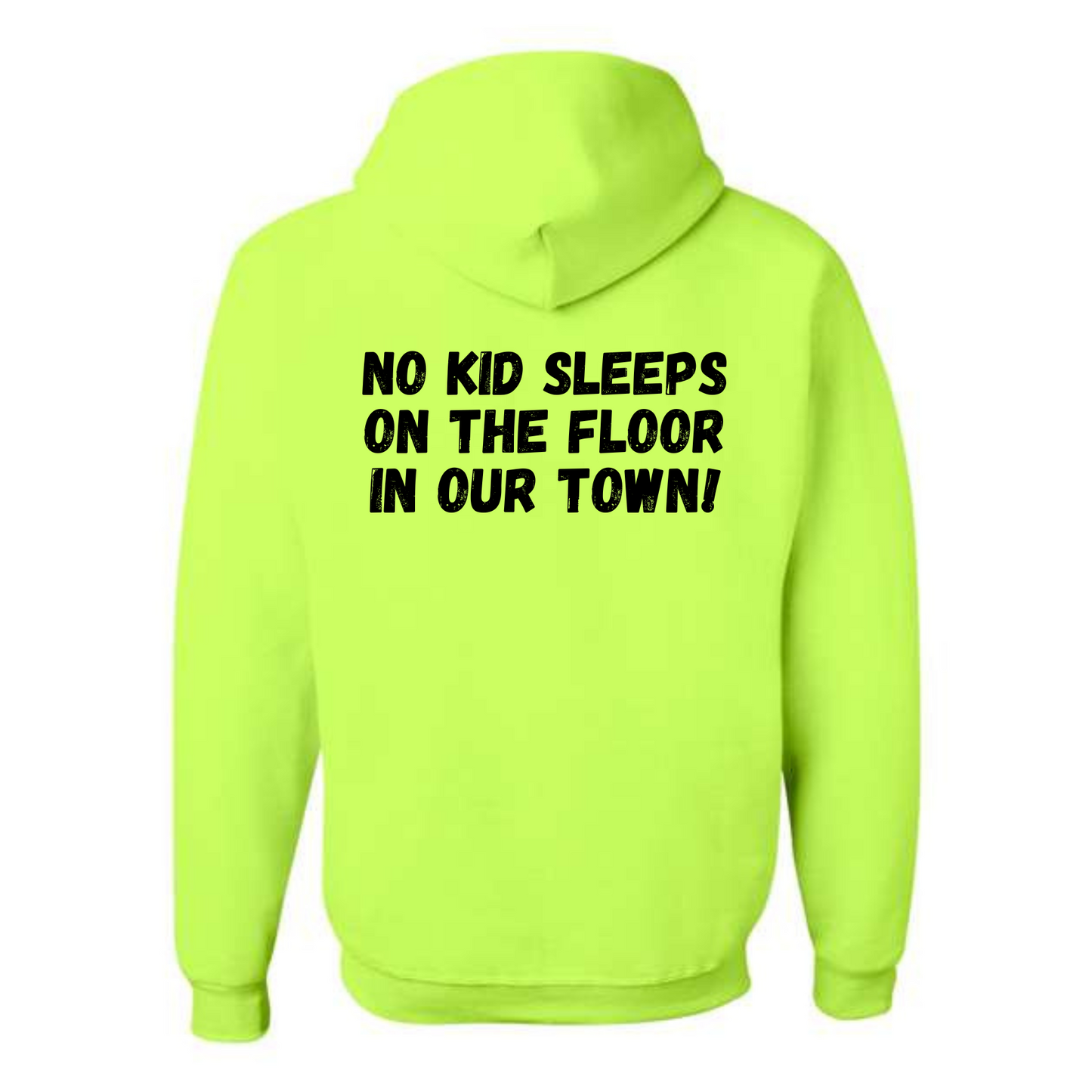 "NEW" The Classic! No Kid Sleeps on The Floor Logo Hoodie (All Colorways)