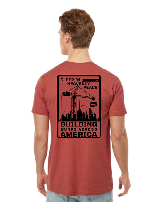 SHP Graphic Tees - Bunks Across America SkyScraper Unisex T-shirt (All Color Options)