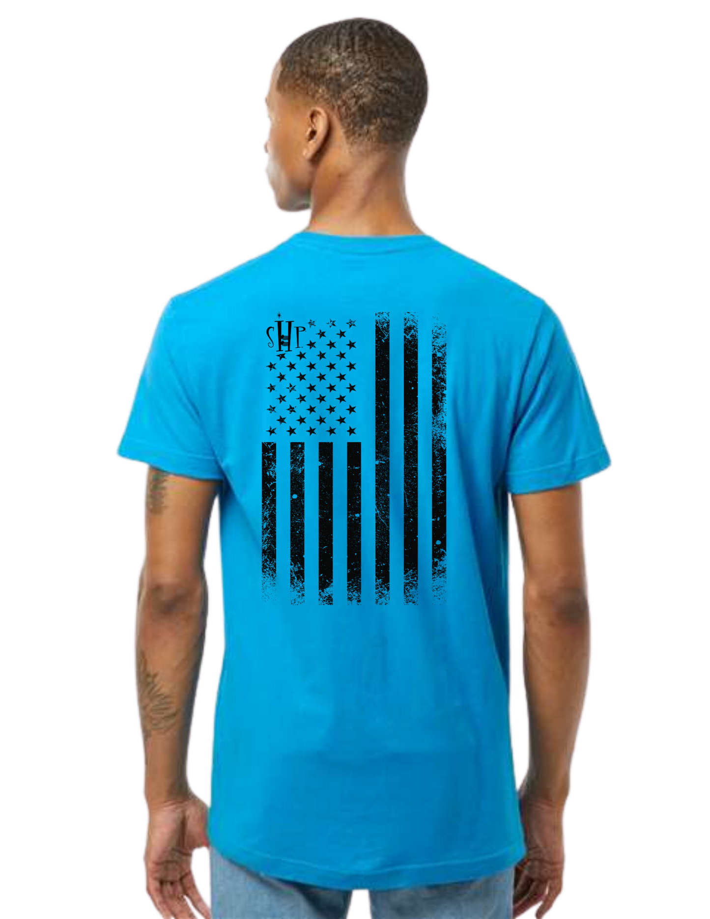 SHP Graphic Tees - America Flag Unisex T-shirt (All Color Options)