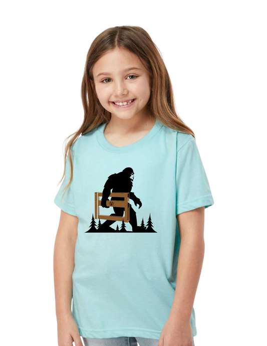 LEGACY - YOUTH Tee (LIGHT BLUE) - “SASQUATCH" LOGO