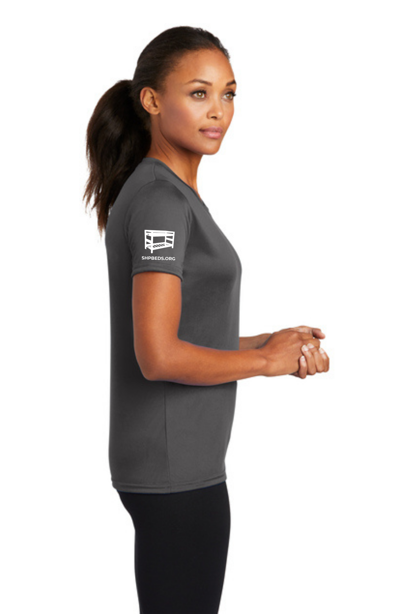 Chapter - WOMEN'S Performance UV Short Sleeve (CHARCOAL) - "CHAPTER NAME"