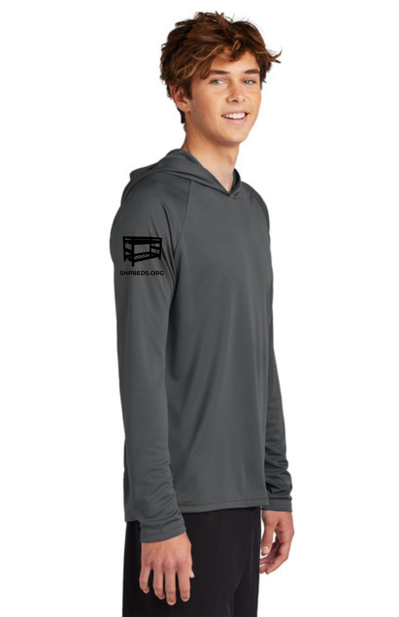 Chapter - ADULT UV Hooded Performance Pullover (CHARCOAL) - "CHAPTER NAME"