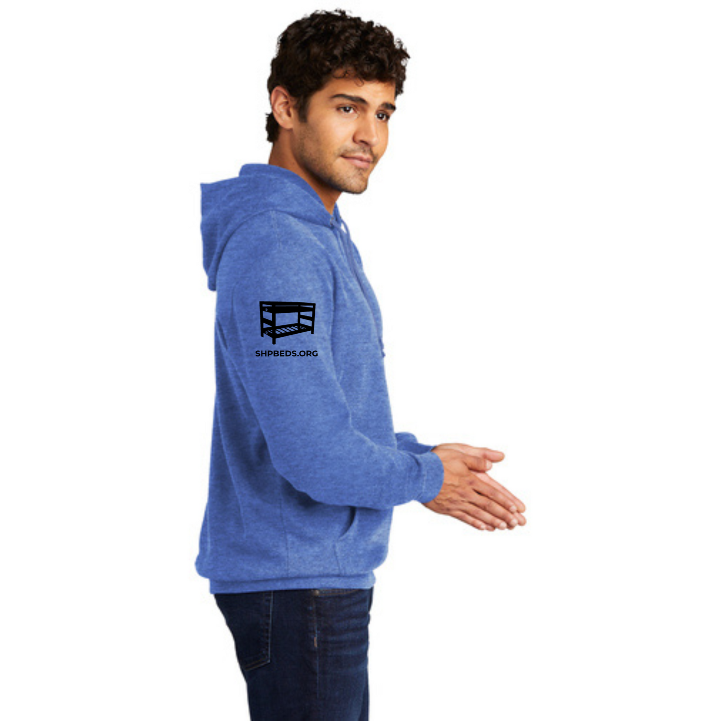 Official Staff Hoodie with Chapter Name (Heather Blue)