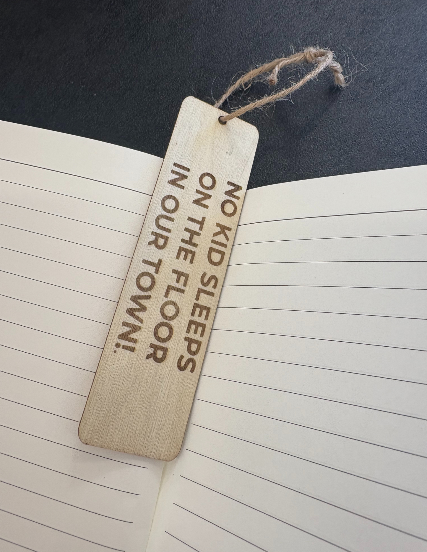 CHAPTER - Bamboo Bookmark w/ Laser Engraving