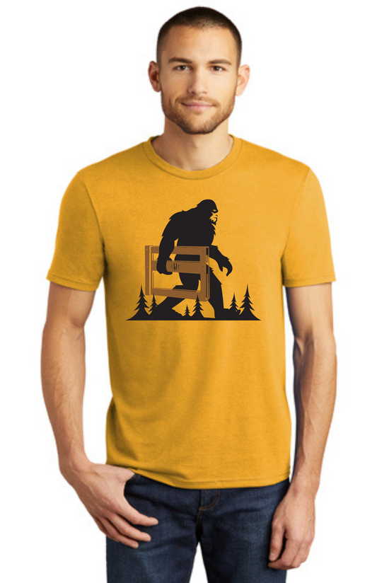 LEGACY - Short Sleeve (ORCHE HEATHER YELLOW) - “SASQUATCH” LOGO