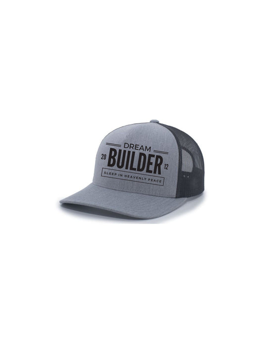 Graphic - Trucker SnapBack Hat w/ Embroidery - "DREAM BUILDER"