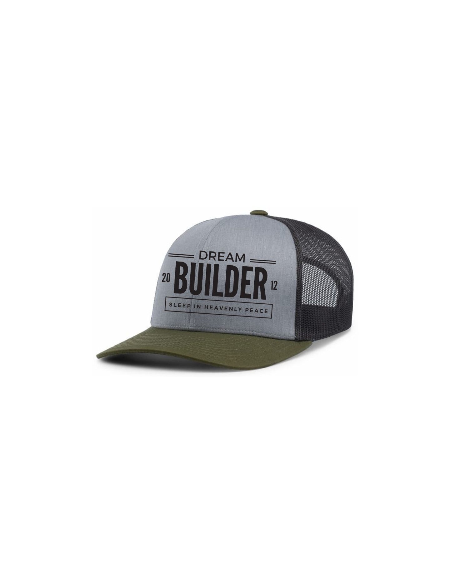 Graphic - Trucker SnapBack Hat w/ Embroidery - "DREAM BUILDER"
