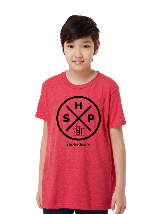 LEGACY - YOUTH Tee (RED) - “SLEEP CIRCLE” LOGO