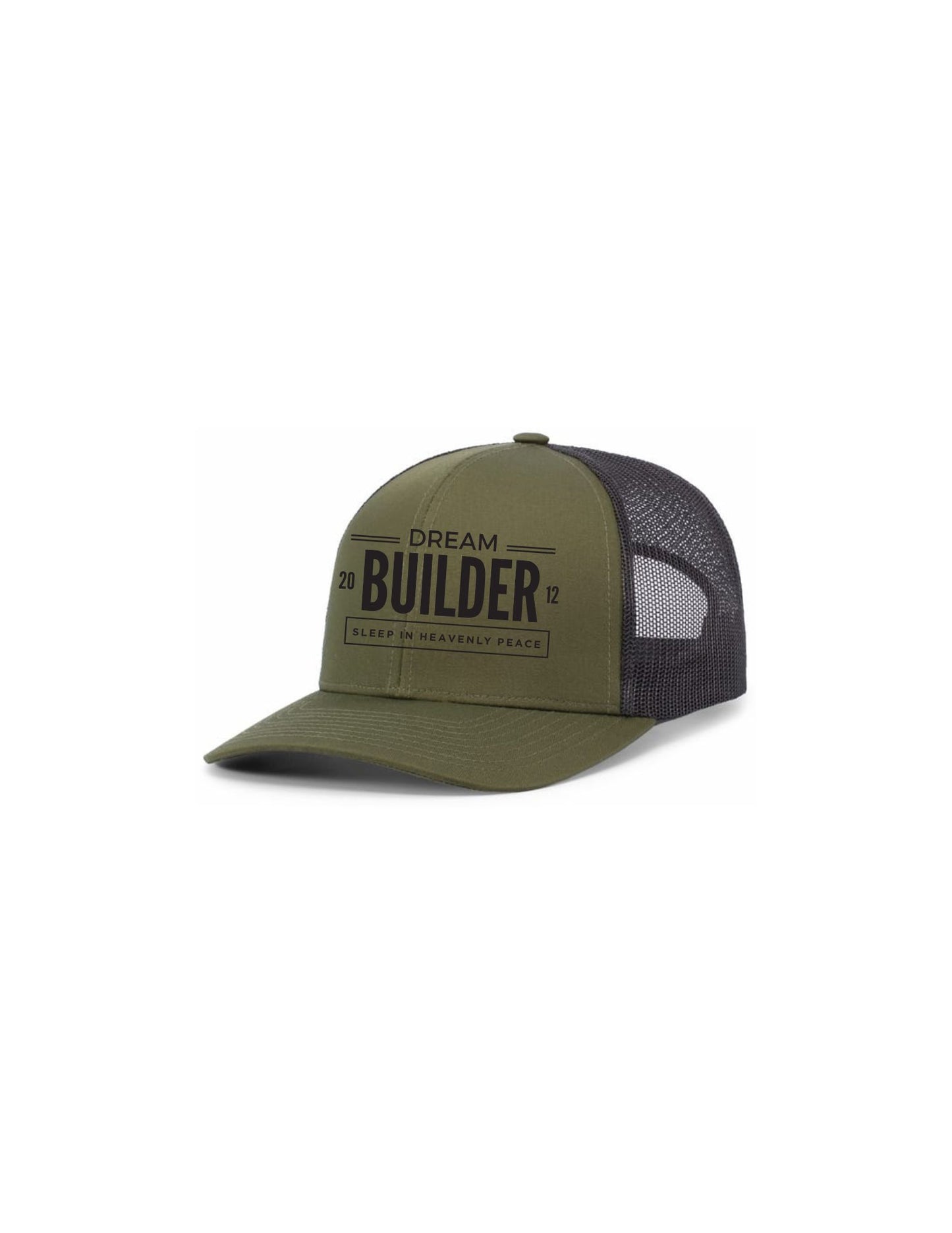 Graphic - Trucker SnapBack Hat w/ Embroidery - "DREAM BUILDER"