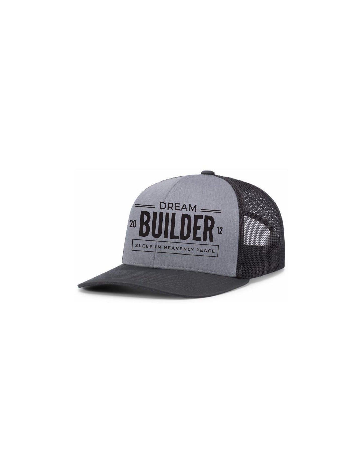Graphic - Trucker SnapBack Hat w/ Embroidery - "DREAM BUILDER"