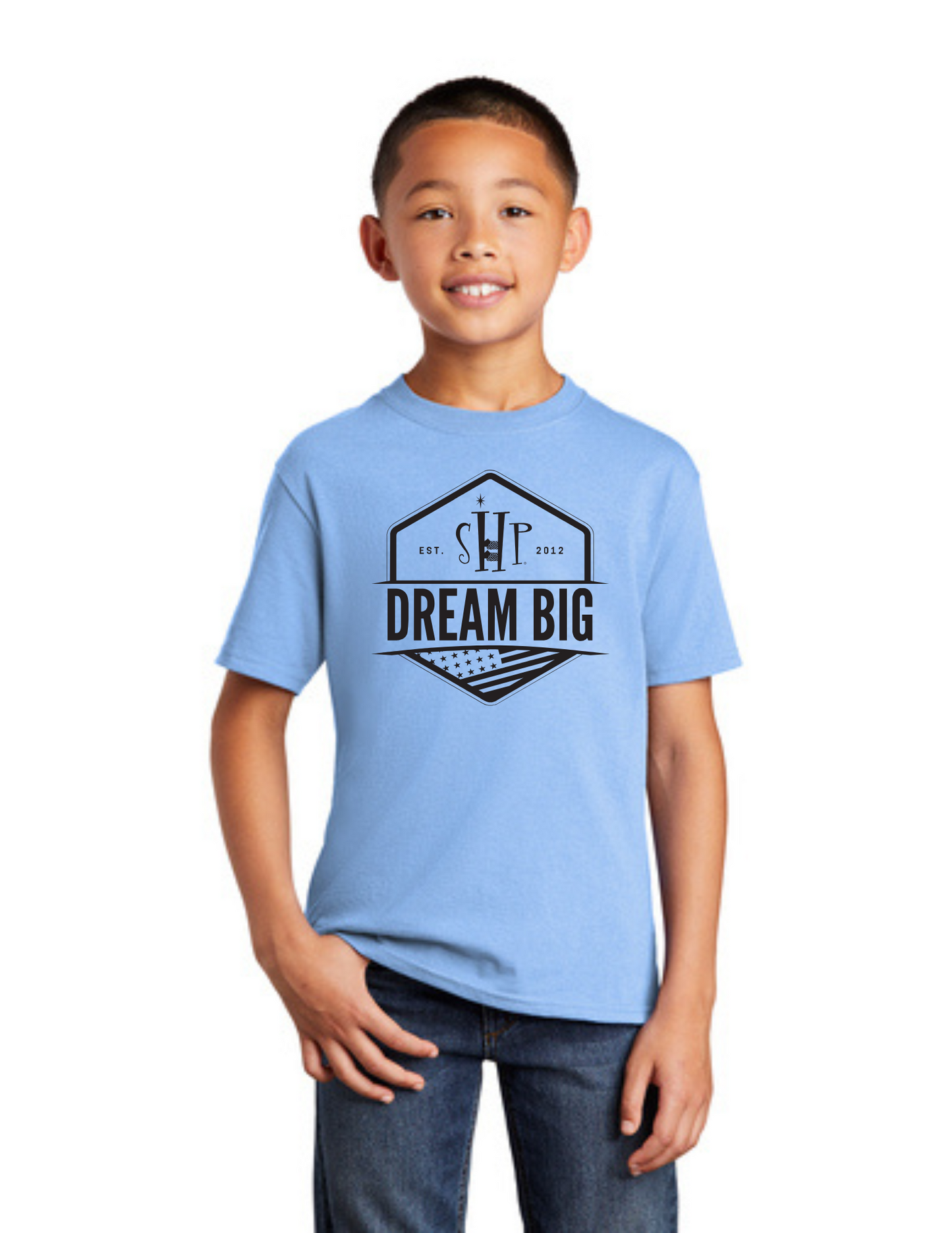 Graphic - YOUTH Tee - "Dream Big Logo" (ALL COLORS)