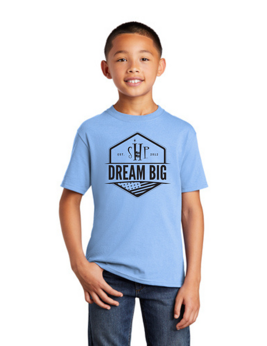 Graphic - YOUTH Tee - "Dream Big Logo" (ALL COLORS)