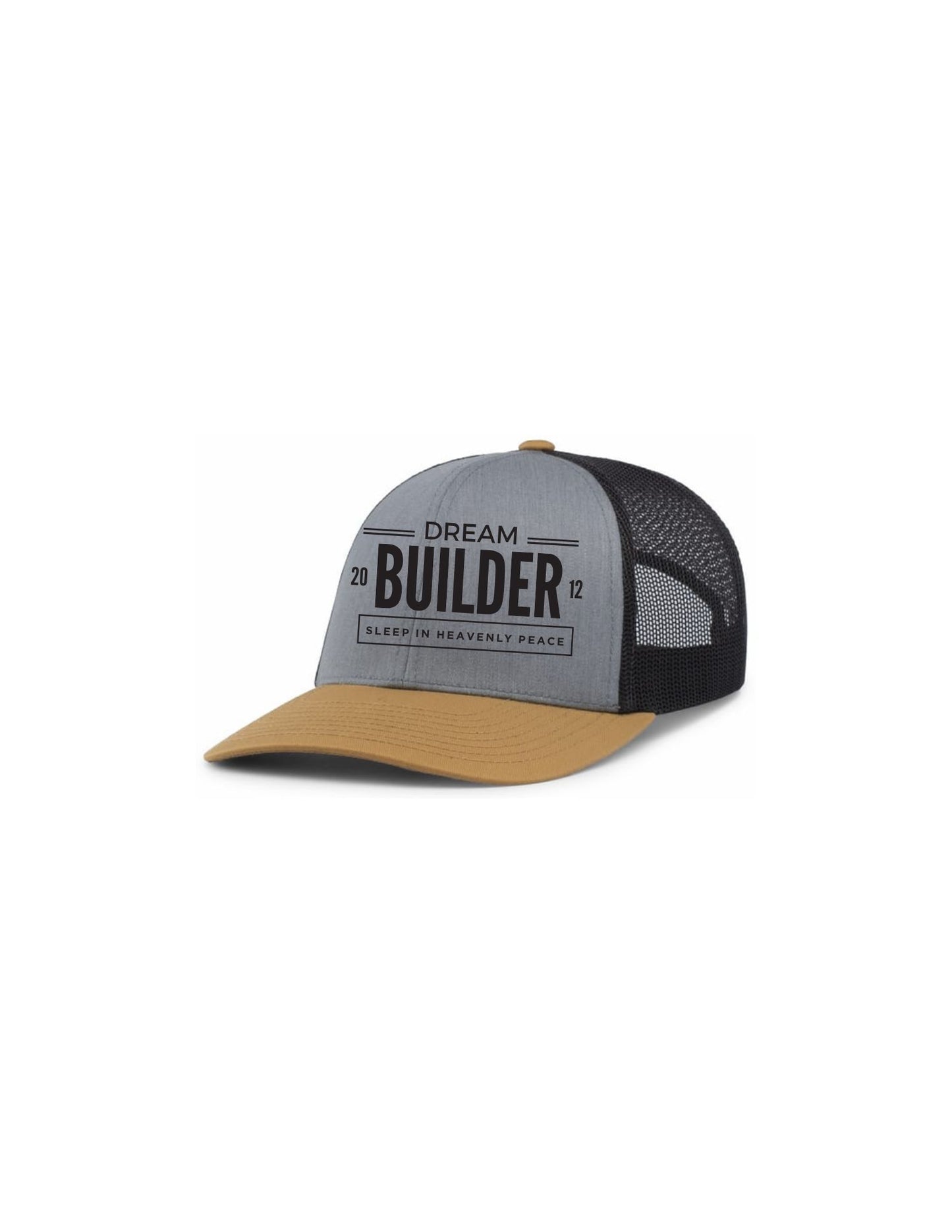 Graphic - Trucker SnapBack Hat w/ Embroidery - "DREAM BUILDER"