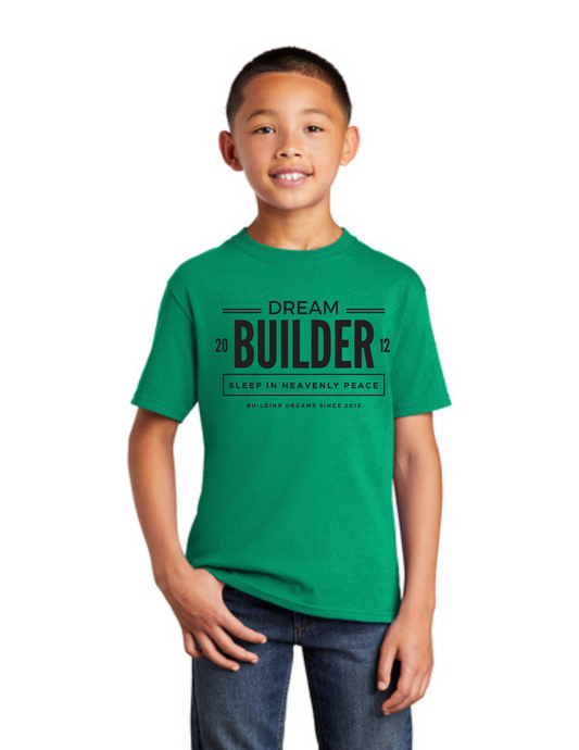 Graphic - YOUTH Tee - "Dream Builder Logo" (ALL COLORS)