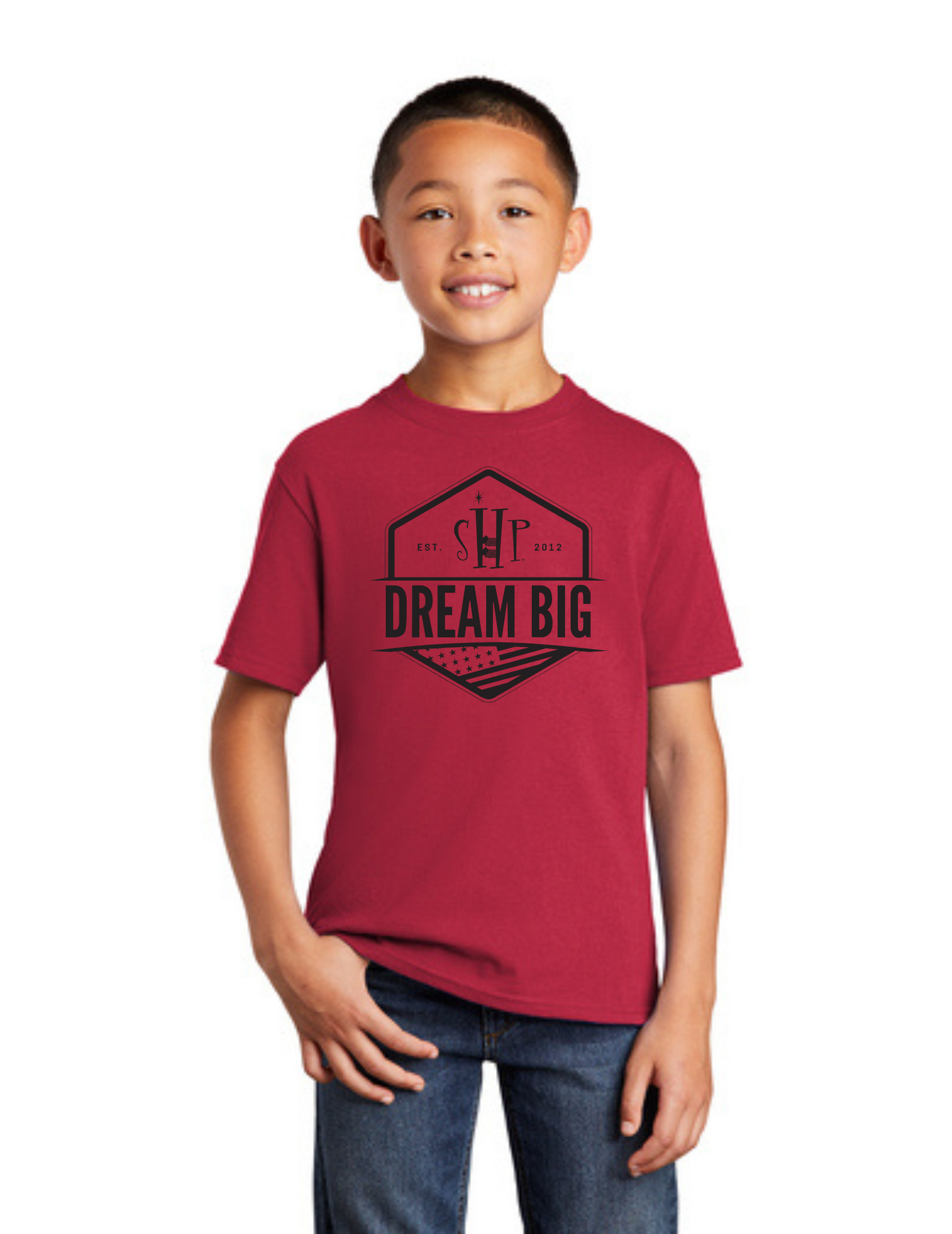 Graphic - YOUTH Tee - "Dream Big Logo" (ALL COLORS)
