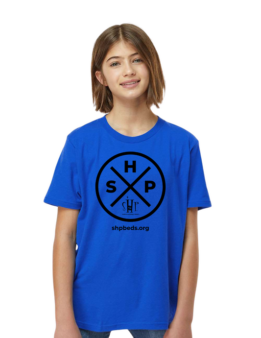 LEGACY - YOUTH Tee (ROYAL) - “SLEEP CIRCLE” LOGO