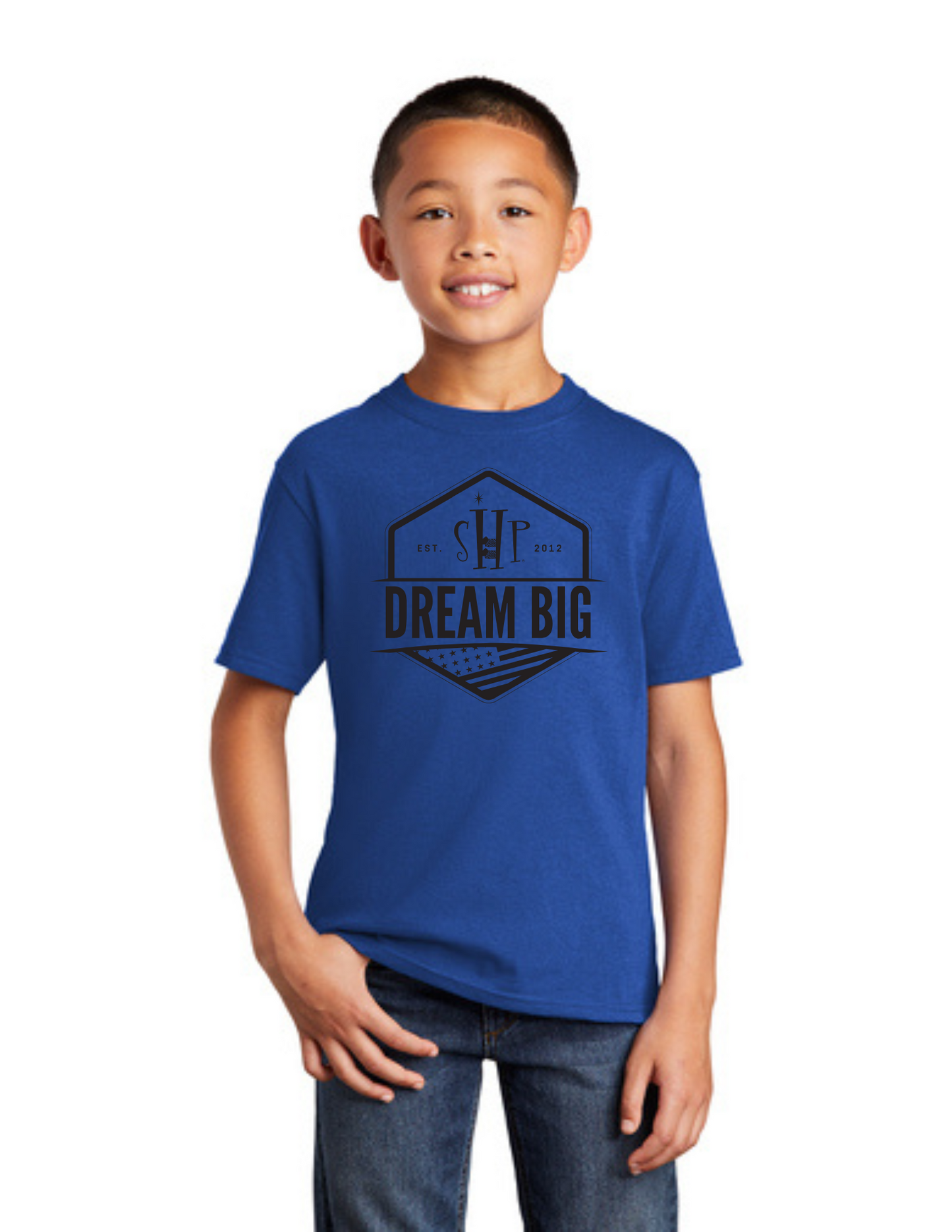 Graphic - YOUTH Tee - "Dream Big Logo" (ALL COLORS)