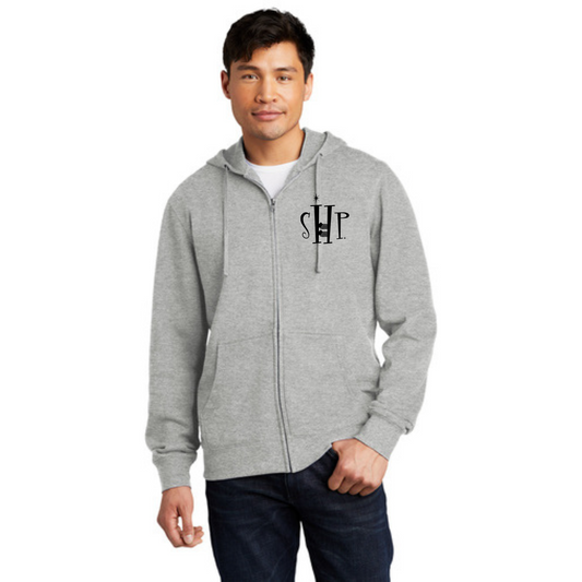 "NEW" Official SHP Zip Hoodie - (Heather Grey)