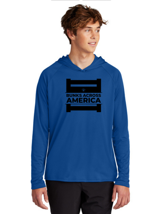 BAA 2025 - ADULT'S Hooded Performance Pullover - "Official BAA Logo" (TRUE ROYAL)