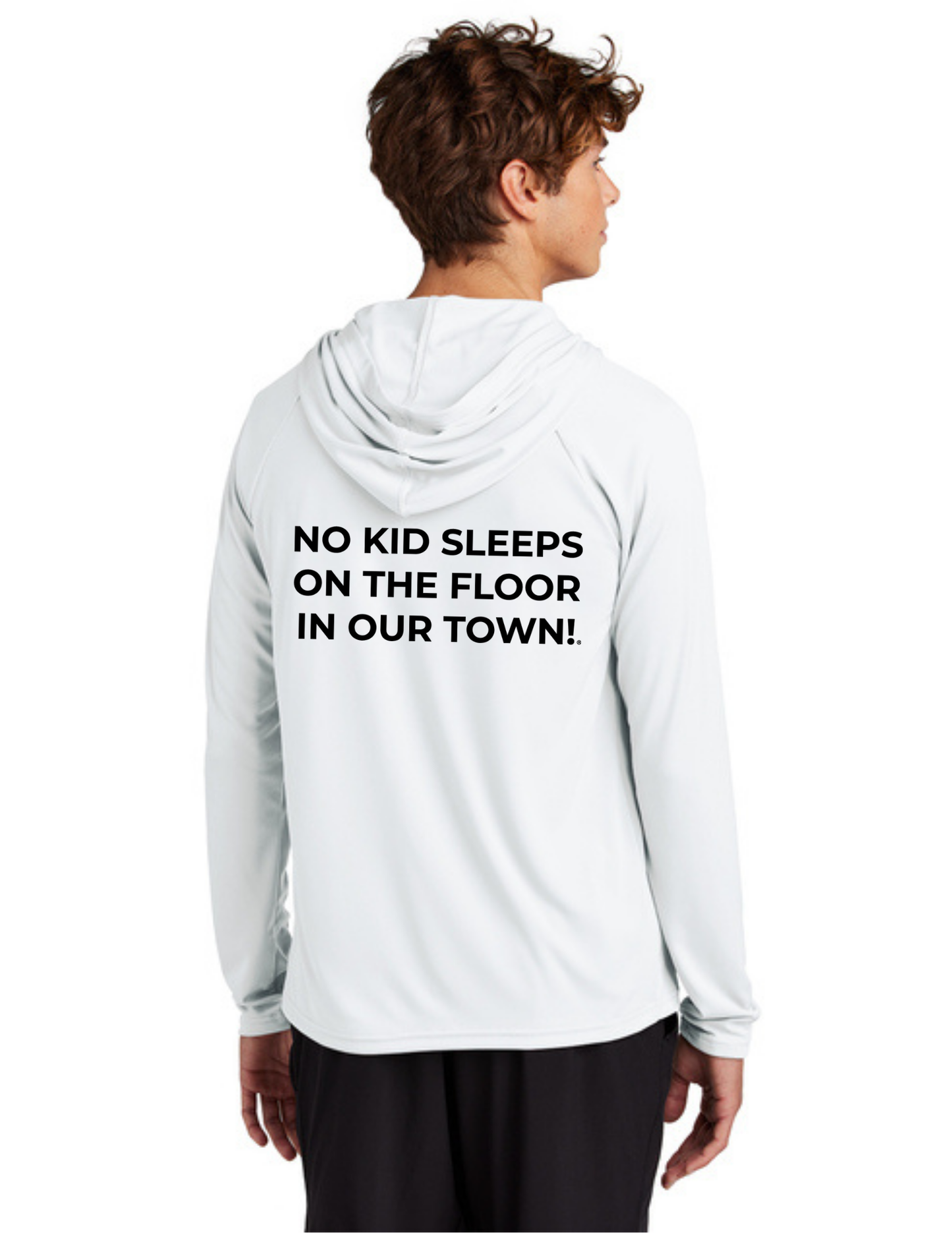 LEGACY - Hooded Performance UV Pullover (WHITE) - "SHELDON" LOGO