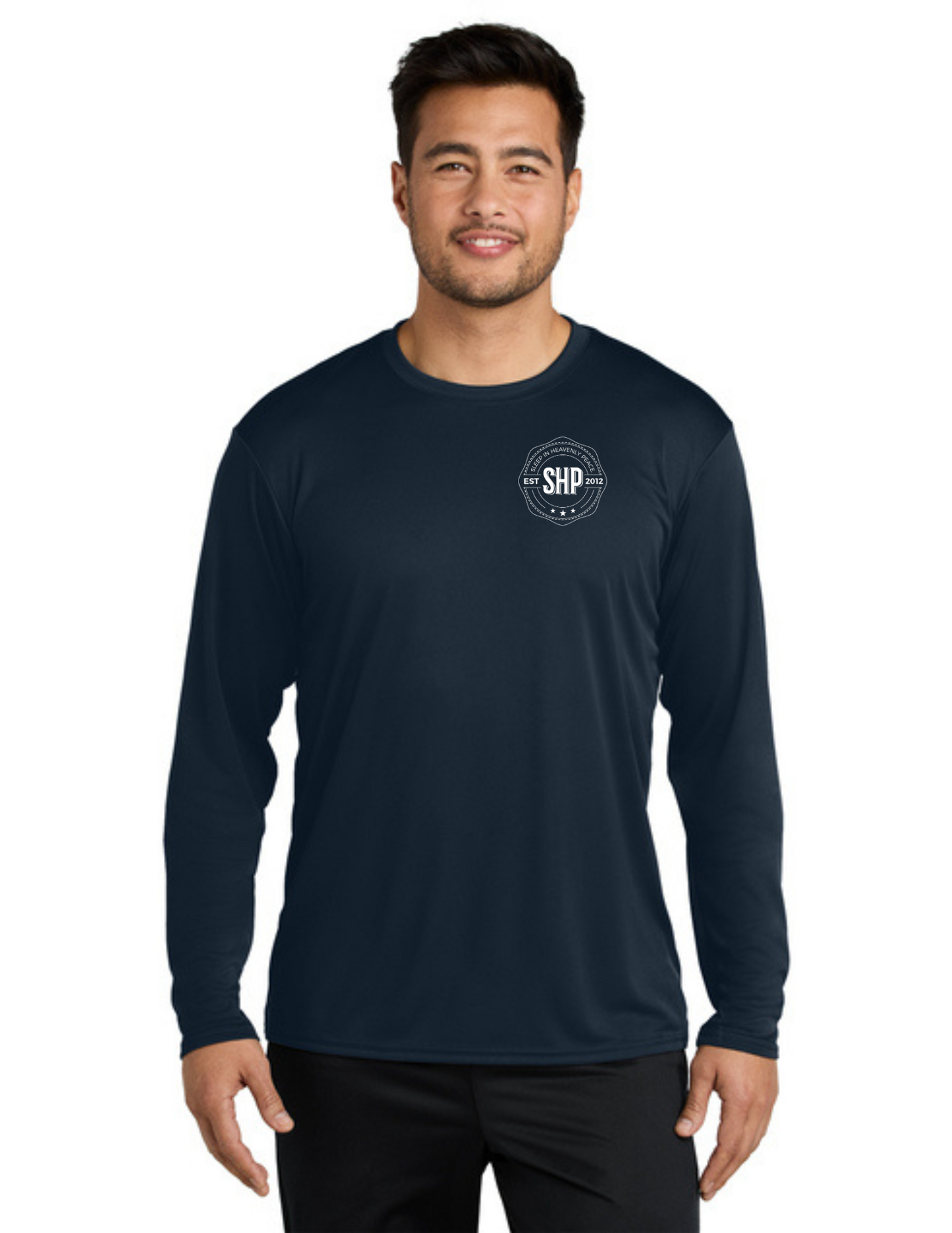 LEGACY - Long Sleeve Performance UV Shirt (DEEP NAVY)  - "ESTABLISHED" LOGO