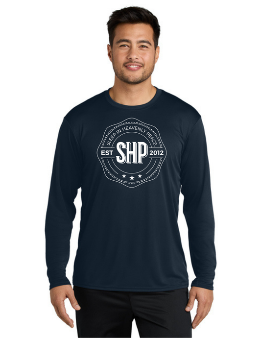 LEGACY - Long Sleeve Performance UV Shirt (DEEP NAVY)  - "ESTABLISHED" LOGO