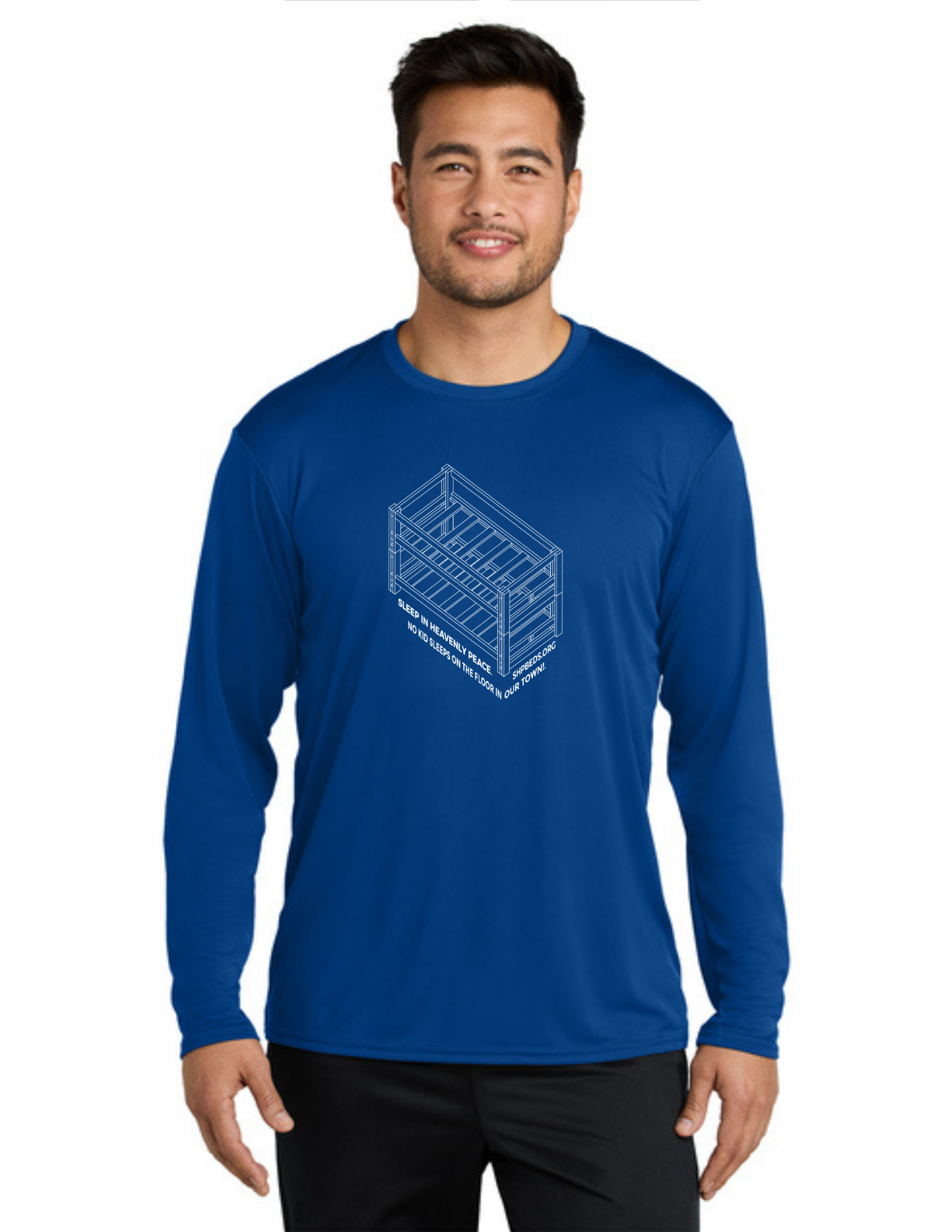 LEGACY - Long Sleeve Performance UV Shirt (TRUE ROYAL)  - "SHELDON" LOGO
