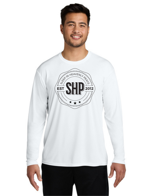 LEGACY - Long Sleeve Performance UV Shirt (WHITE)  - "ESTABLISHED" LOGO