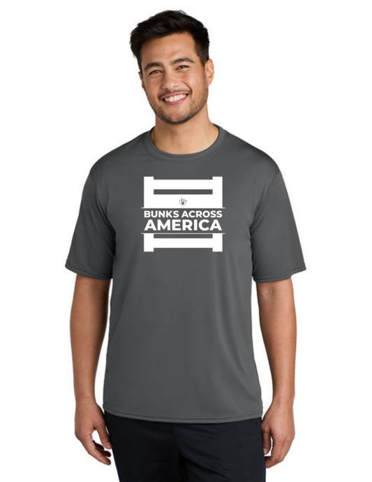BAA 2025 - ADULT'S Performance UV Short Sleeve - "Official BAA Logo" (CHARCOAL)