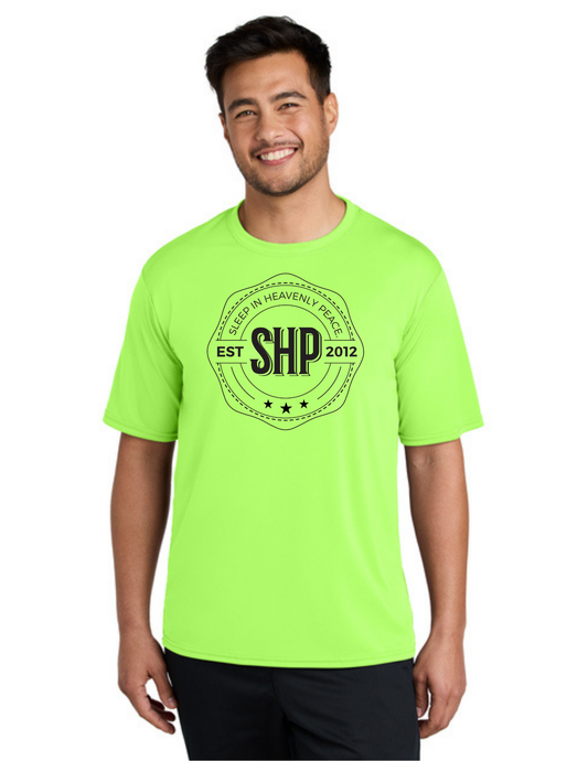 LEGACY - Short Sleeve UV Performance Shirt (NEON GREEN) - "ESTABLISHED" LOGO