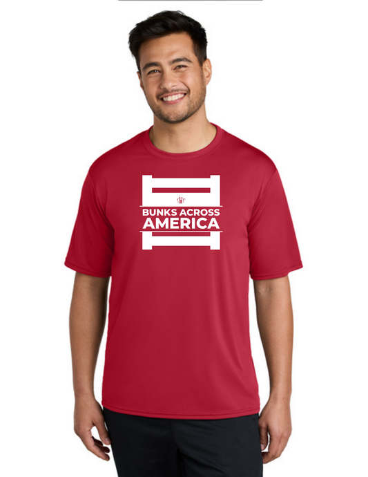 BAA 2025 - ADULT'S Performance UV Short Sleeve - "Official BAA Logo" (RED)