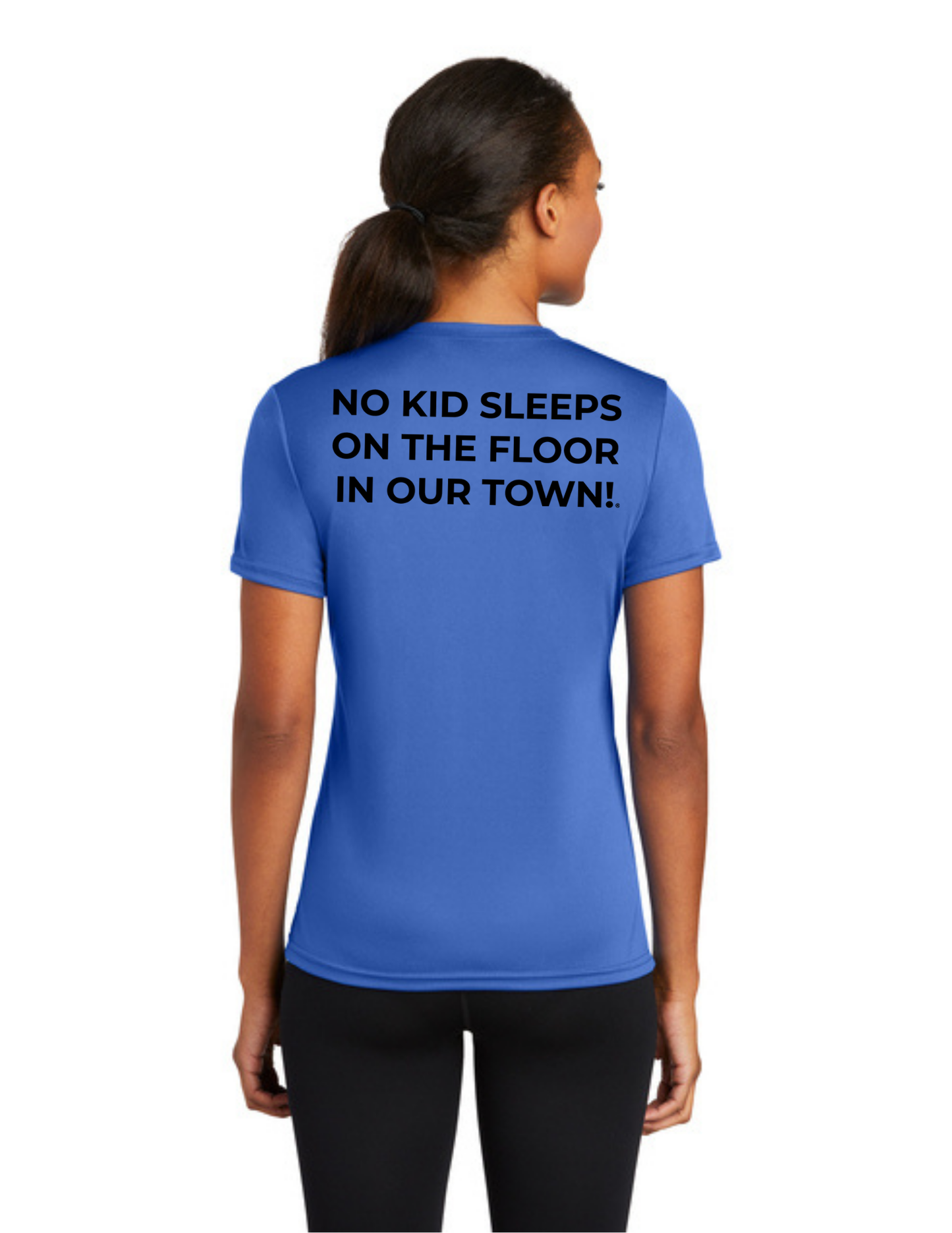 BAA 2025 - WOMEN'S Performance UV Short Sleeve - "Official BAA Logo" (ROYAL)