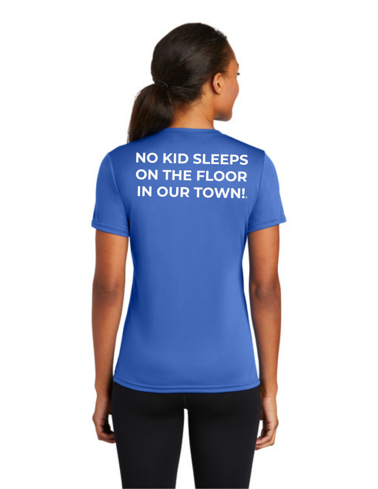 BAA 2025 - WOMEN'S Performance UV Short Sleeve - "Official BAA Logo" (ROYAL)