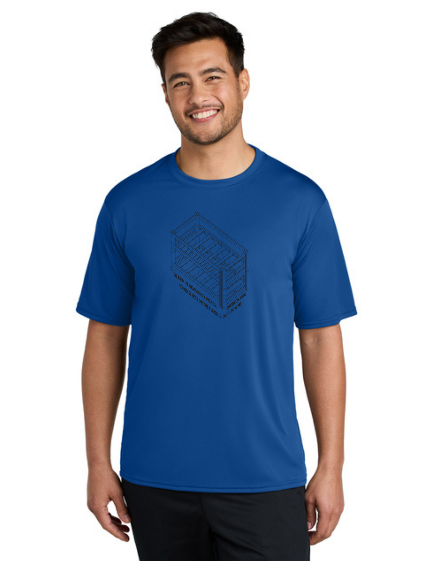 LEGACY - Short Sleeve UV Performance Shirt (TRUE ROYAL) - "SHELDON" LOGO