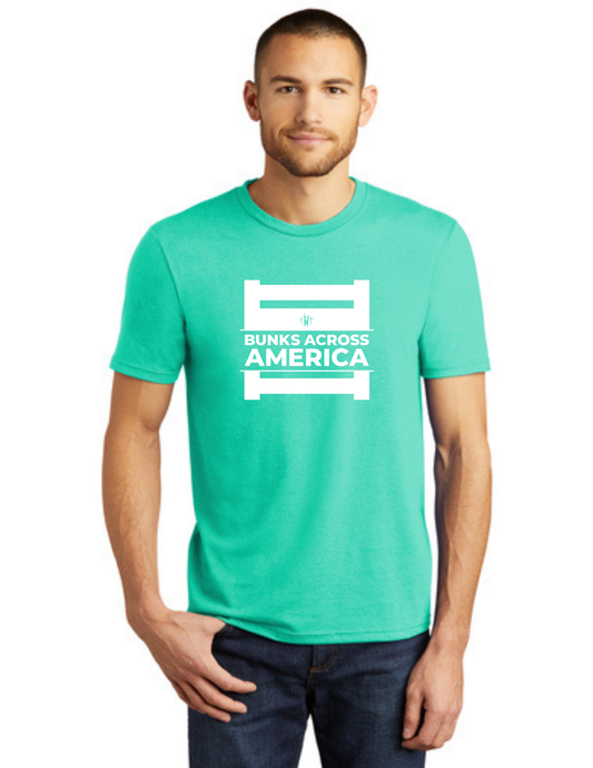 BAA 2025 - ADULT Short Sleeve - "Official BAA Logo" (AQUA)