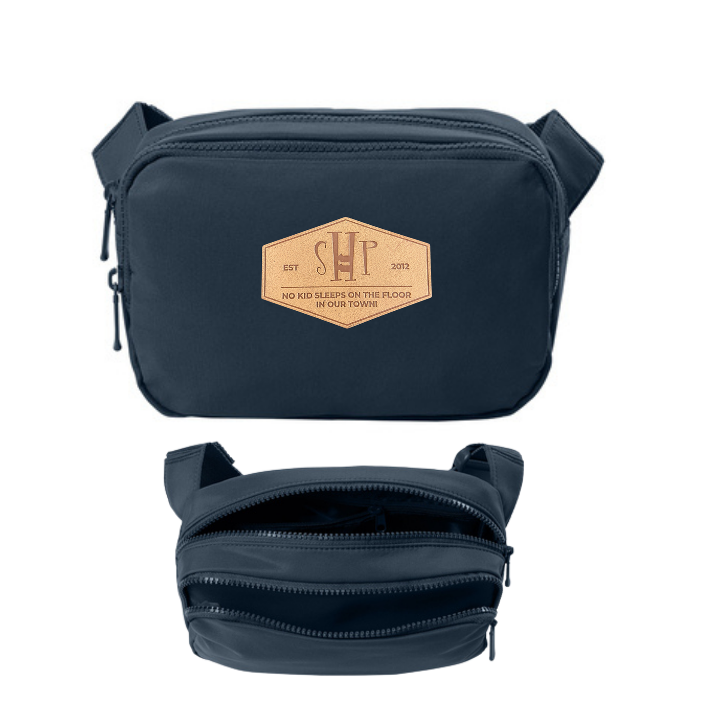 Port Authority - Matte Dual-Compartment Crossbody Bag (RIVER BLUE NAVY)