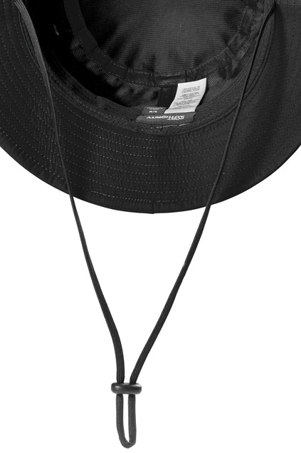 UV Bucket Hat w/ Embroidery (BLACK) - "SHP" Logo