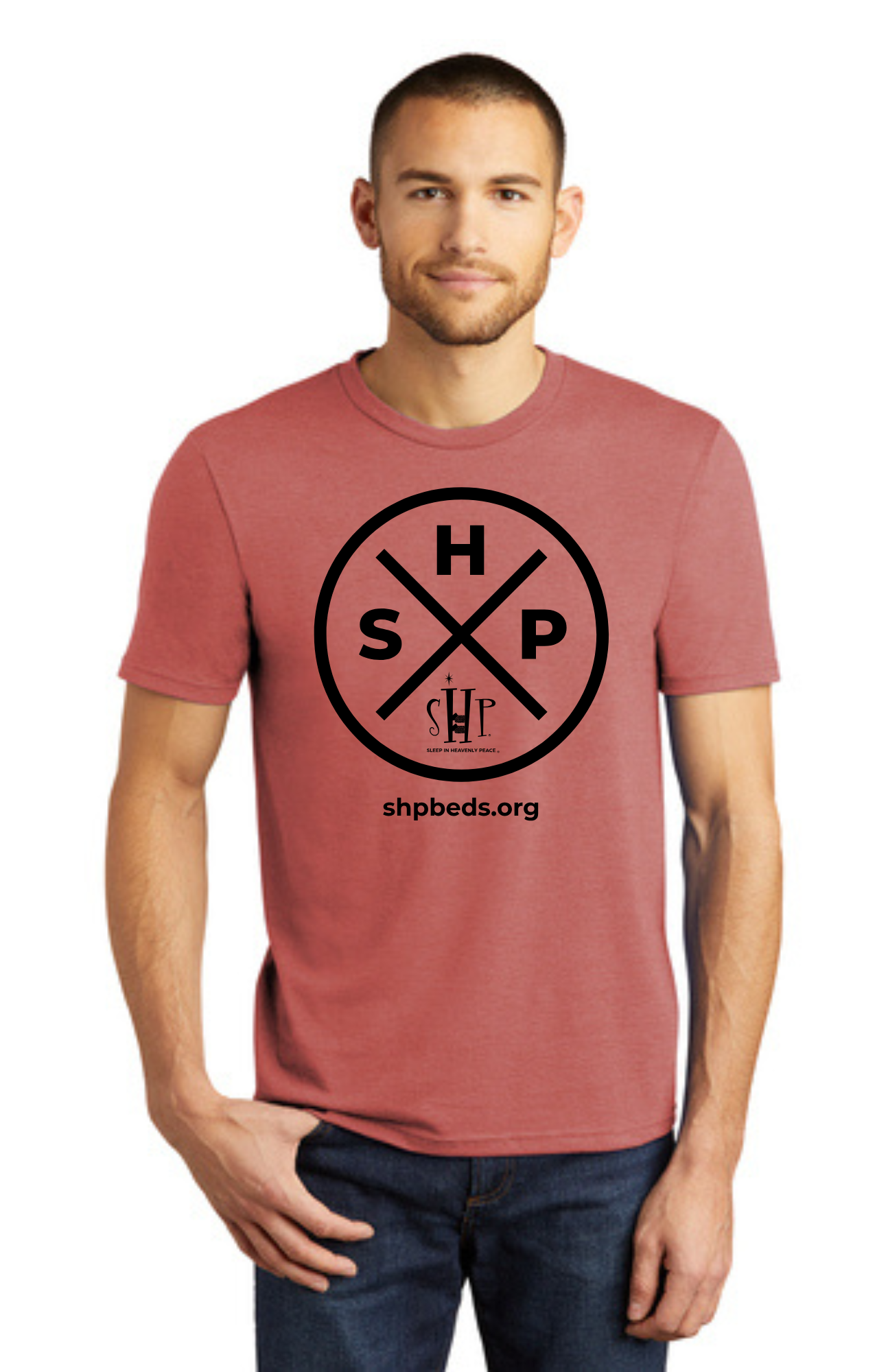 LEGACY - Short Sleeve (BLUSH FROST) - “SLEEP CIRCLE” LOGO
