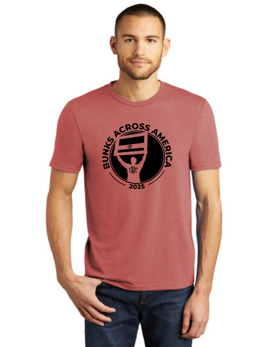 BAA 2025 - ADULT Short Sleeve - "Headboard Logo" (BLUSH PINK)