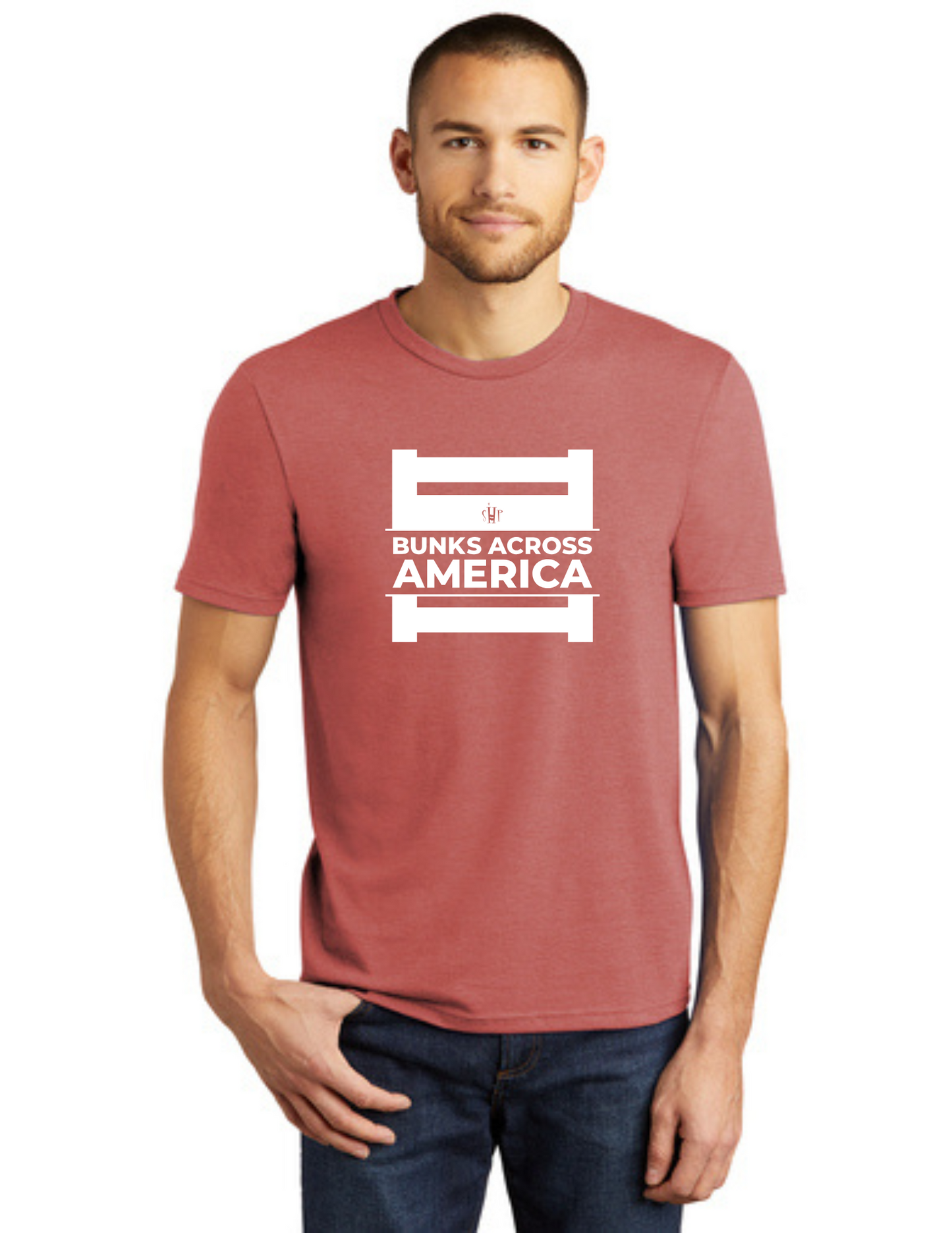 BAA 2025 - ADULT Short Sleeve - "Official BAA Logo" (BLUSH PINK)