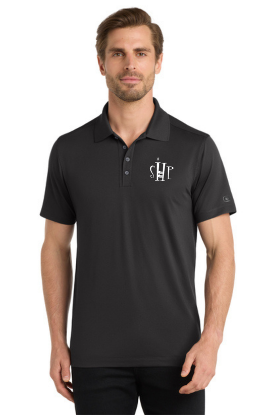OGIO MEN'S Performance Polo w/ Embroidery (BLACKTOP) - "SHP" LOGO