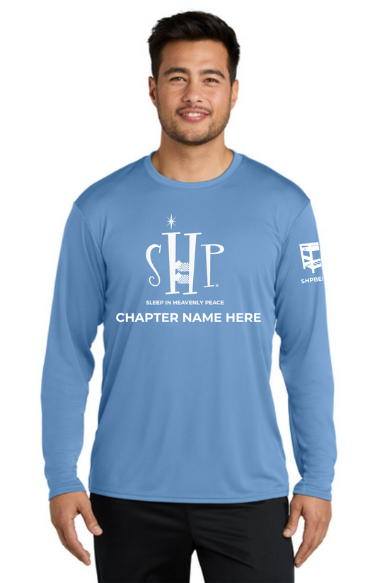 Chapter - ADULT UV Performance Long Sleeve (CAROLINA BLUE) - "CHAPTER NAME"